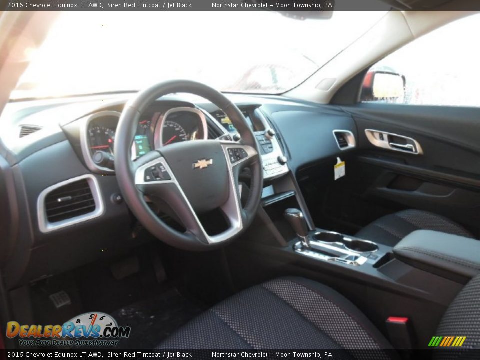 2016 Chevrolet Equinox LT AWD Siren Red Tintcoat / Jet Black Photo #13