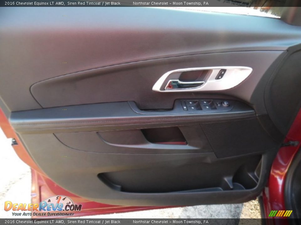 2016 Chevrolet Equinox LT AWD Siren Red Tintcoat / Jet Black Photo #14