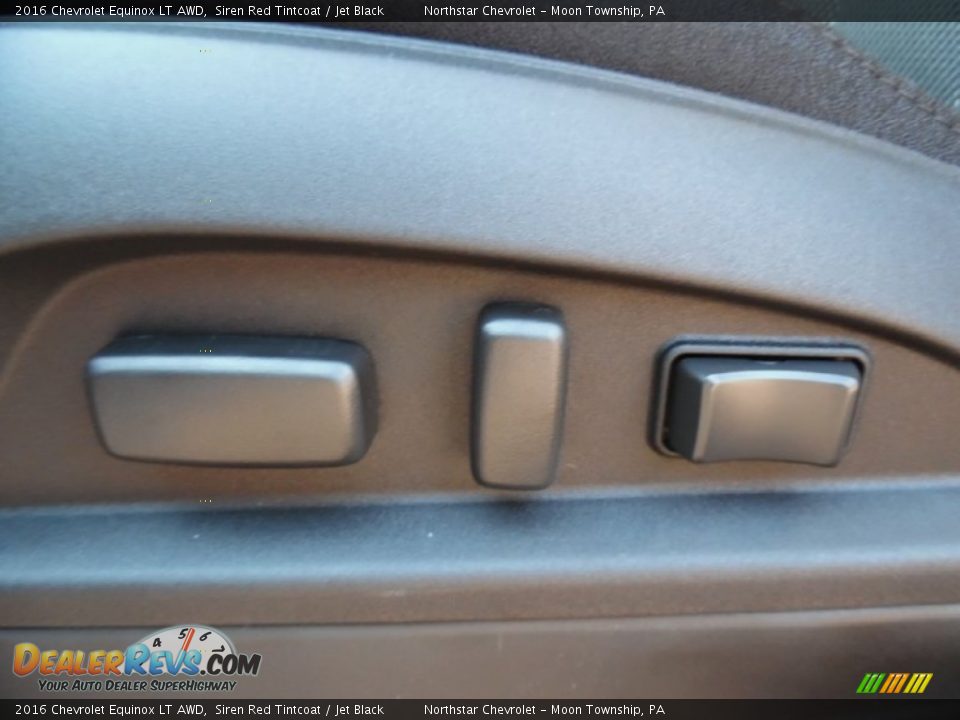2016 Chevrolet Equinox LT AWD Siren Red Tintcoat / Jet Black Photo #16