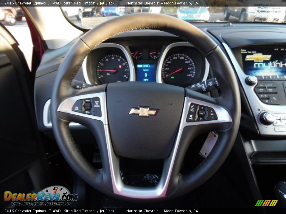 2016 Chevrolet Equinox LT AWD Siren Red Tintcoat / Jet Black Photo #17