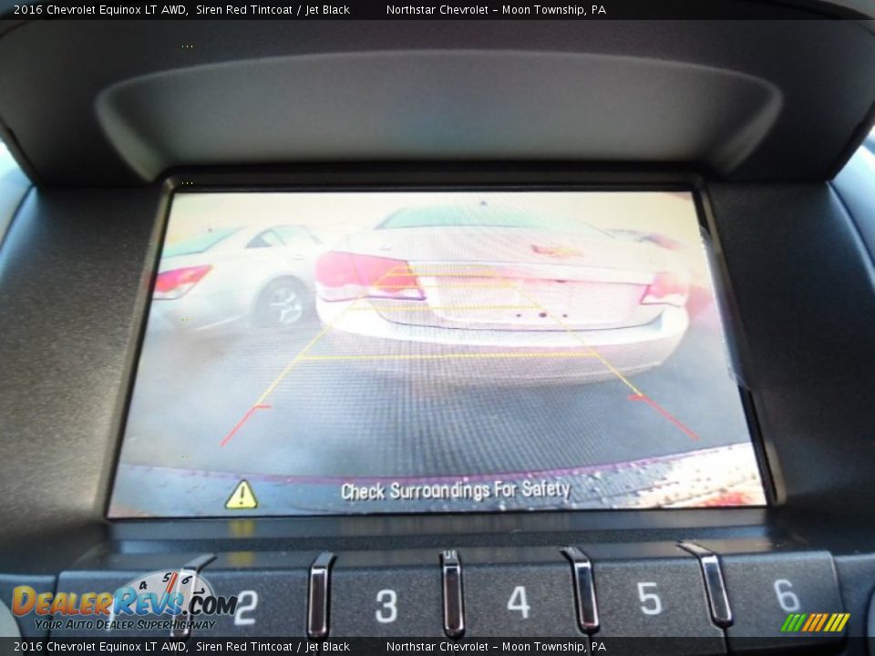 2016 Chevrolet Equinox LT AWD Siren Red Tintcoat / Jet Black Photo #19