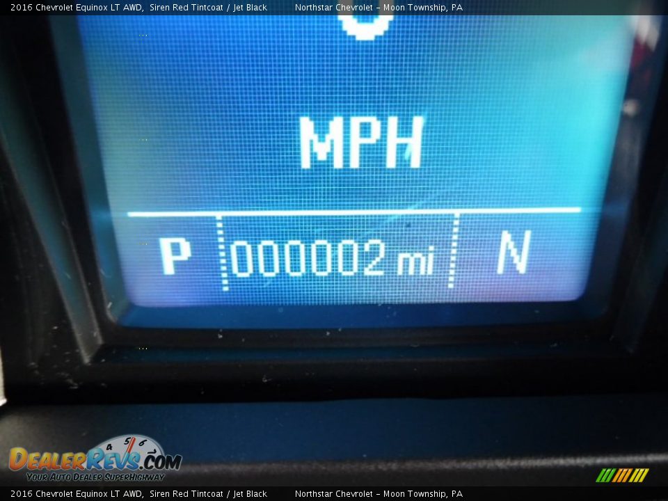 2016 Chevrolet Equinox LT AWD Siren Red Tintcoat / Jet Black Photo #20