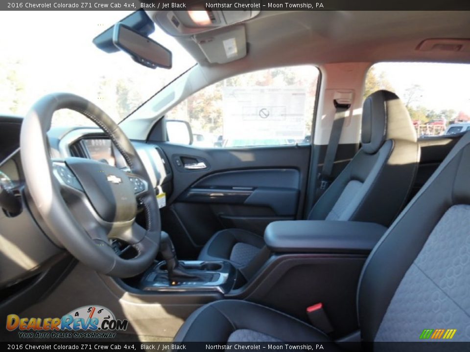 2016 Chevrolet Colorado Z71 Crew Cab 4x4 Black / Jet Black Photo #10