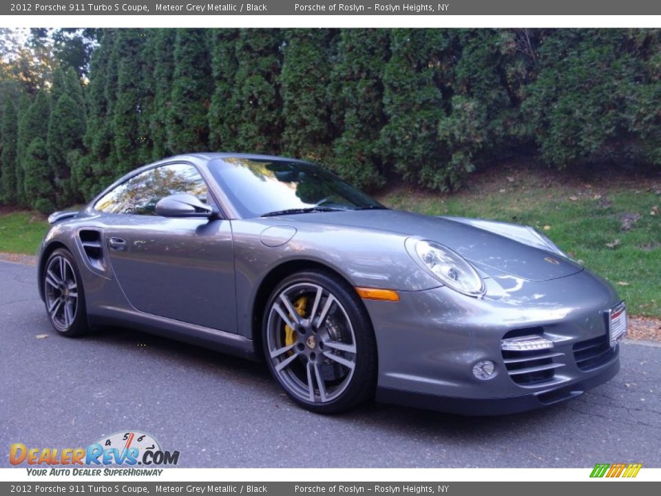 Front 3/4 View of 2012 Porsche 911 Turbo S Coupe Photo #8
