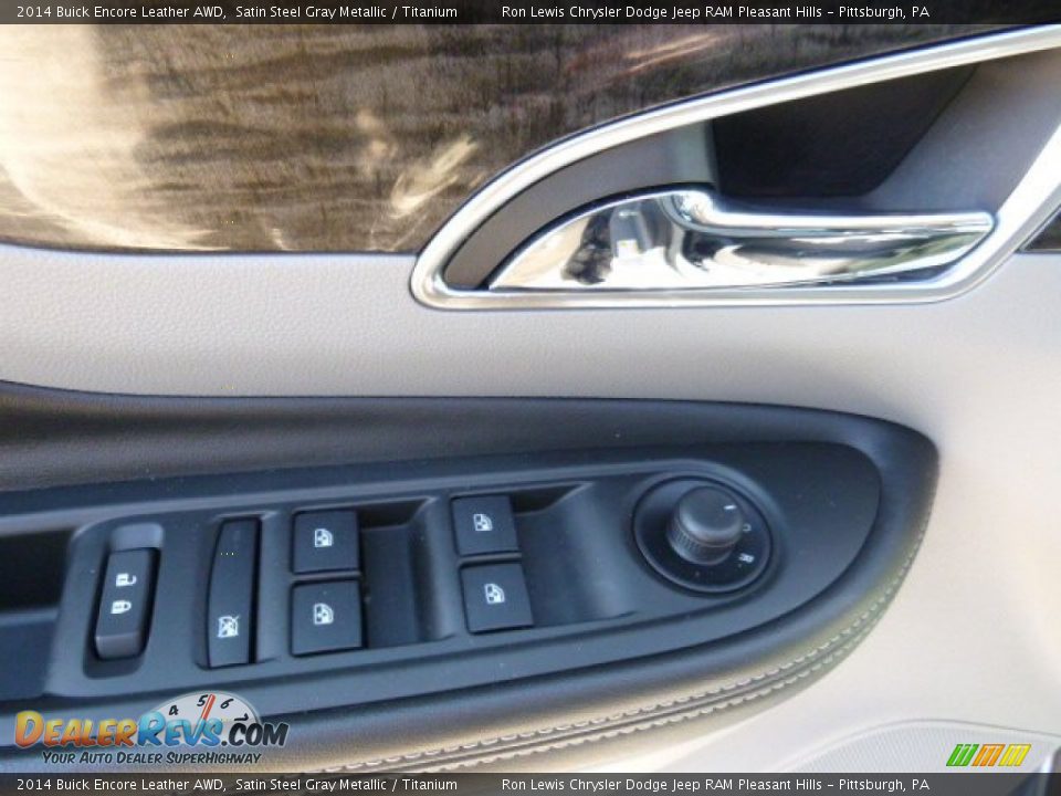 2014 Buick Encore Leather AWD Satin Steel Gray Metallic / Titanium Photo #12