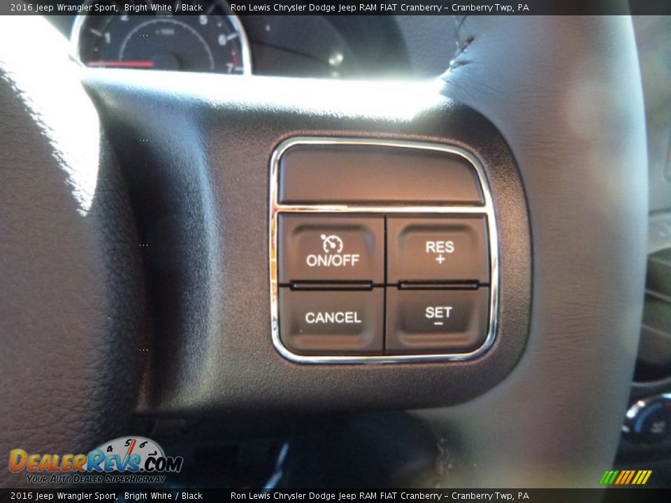 2016 Jeep Wrangler Sport Bright White / Black Photo #16
