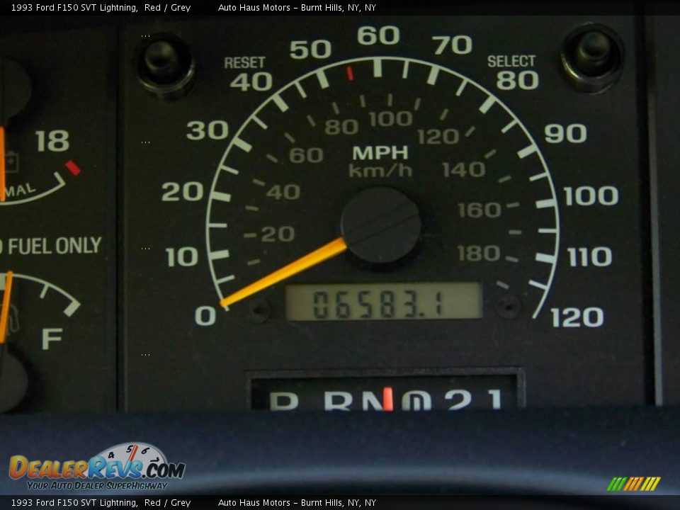 1993 Ford F150 SVT Lightning Gauges Photo #28