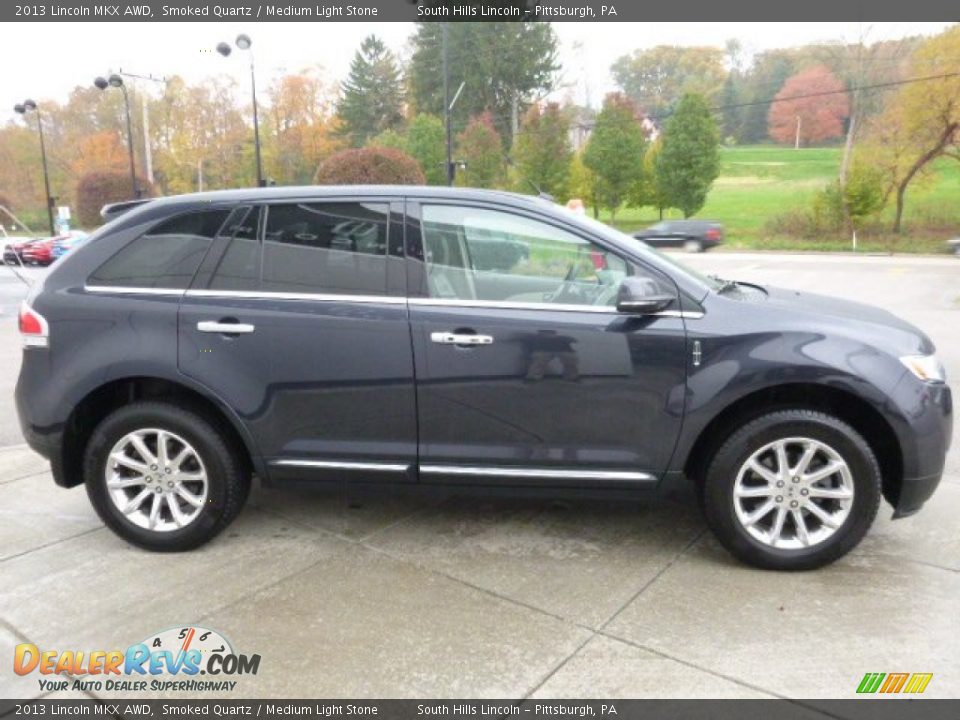 2013 Lincoln MKX AWD Smoked Quartz / Medium Light Stone Photo #7