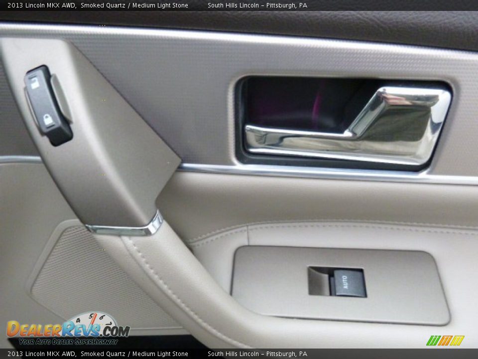 2013 Lincoln MKX AWD Smoked Quartz / Medium Light Stone Photo #9