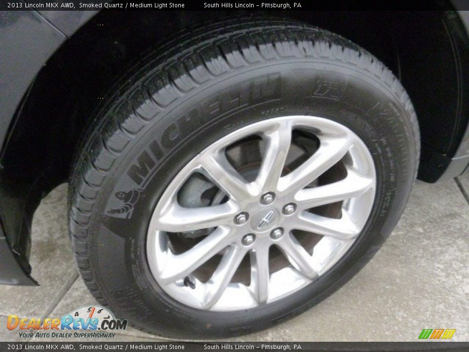 2013 Lincoln MKX AWD Smoked Quartz / Medium Light Stone Photo #14