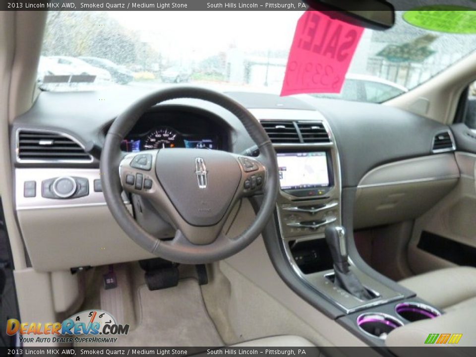 2013 Lincoln MKX AWD Smoked Quartz / Medium Light Stone Photo #17