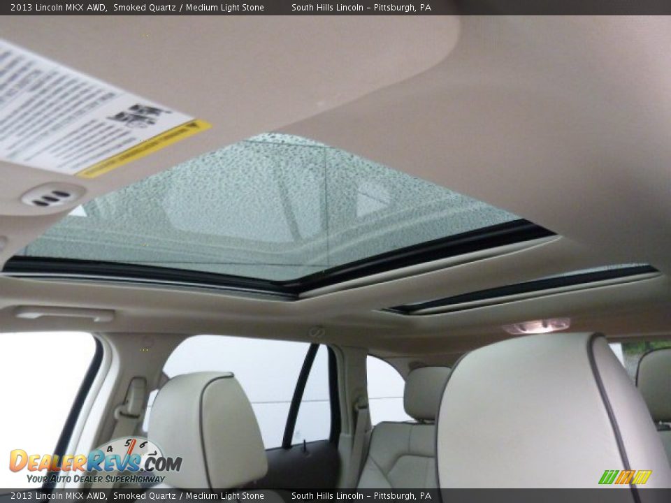 2013 Lincoln MKX AWD Smoked Quartz / Medium Light Stone Photo #21