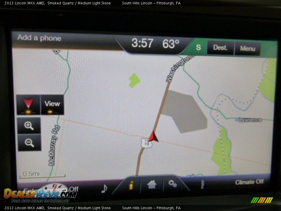 2013 Lincoln MKX AWD Smoked Quartz / Medium Light Stone Photo #22
