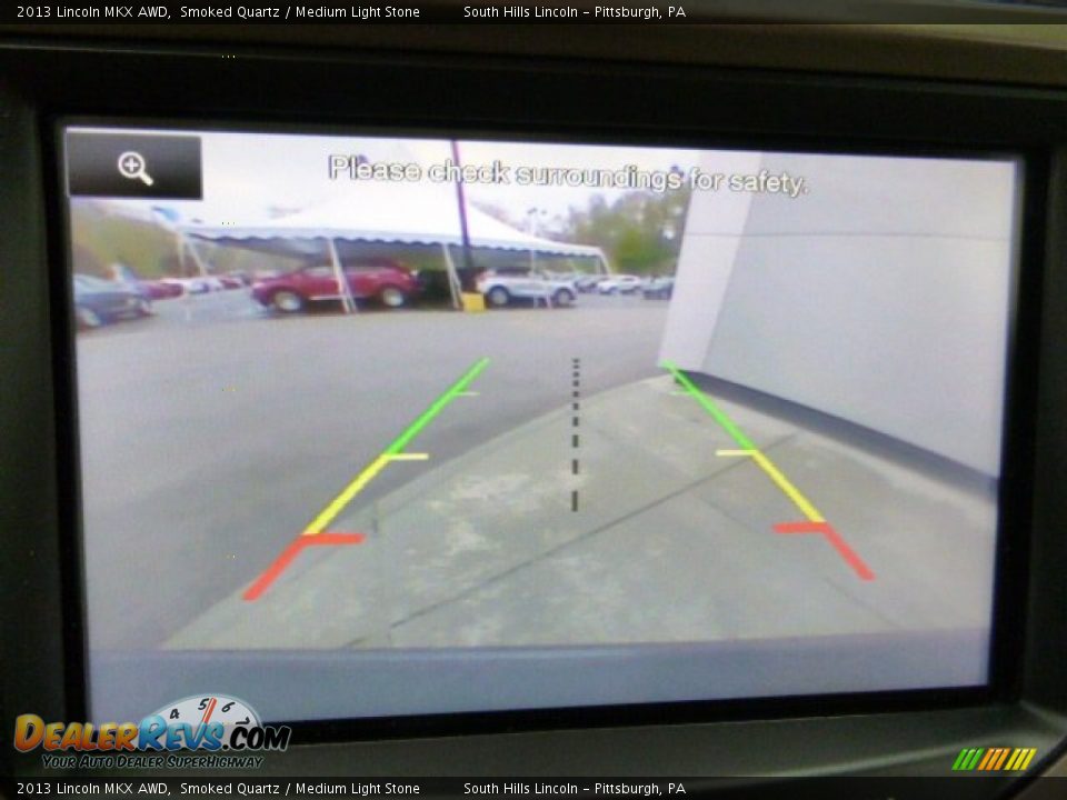 2013 Lincoln MKX AWD Smoked Quartz / Medium Light Stone Photo #23