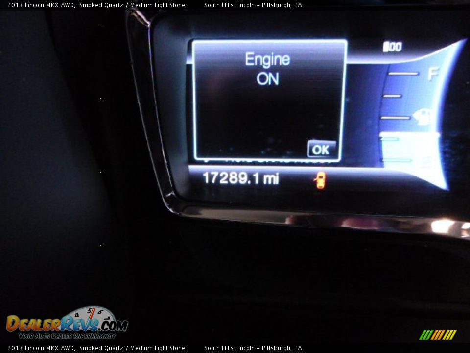 2013 Lincoln MKX AWD Smoked Quartz / Medium Light Stone Photo #25