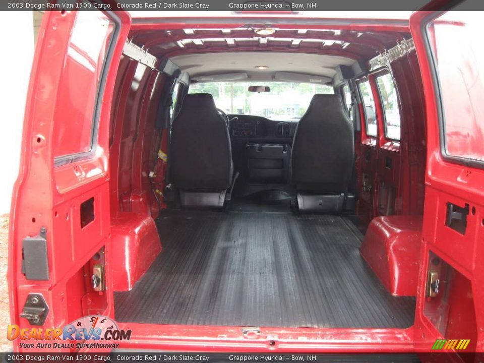 2003 Dodge Ram Van 1500 Cargo Colorado Red / Dark Slate Gray Photo #4