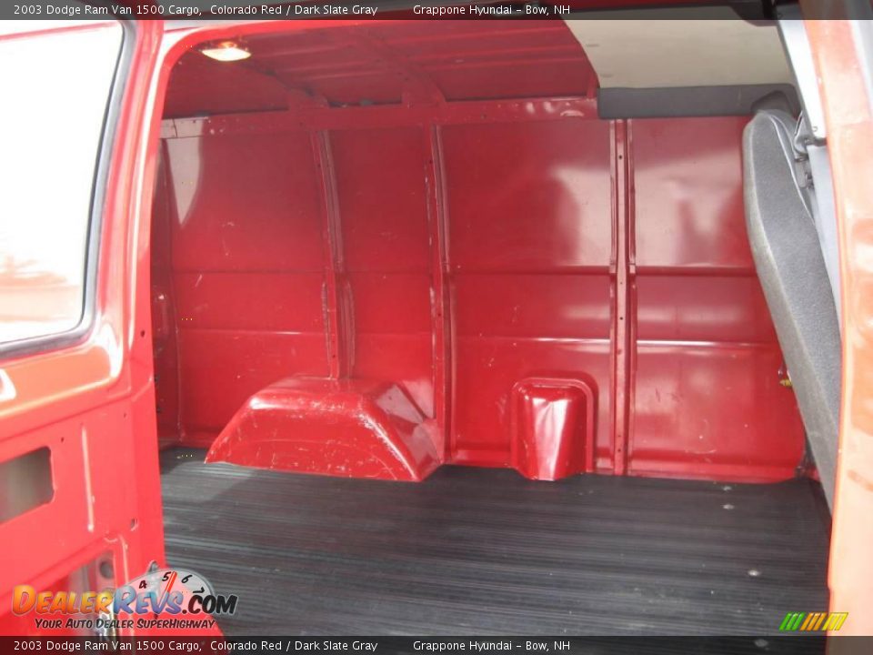 2003 Dodge Ram Van 1500 Cargo Colorado Red / Dark Slate Gray Photo #5