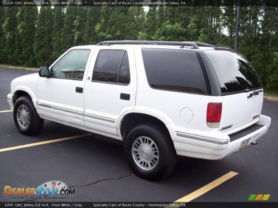 1995 GMC Jimmy SLE 4x4 Frost White / Gray Photo #6