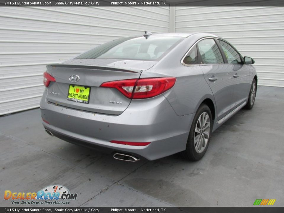 2016 Hyundai Sonata Sport Shale Gray Metallic / Gray Photo #4