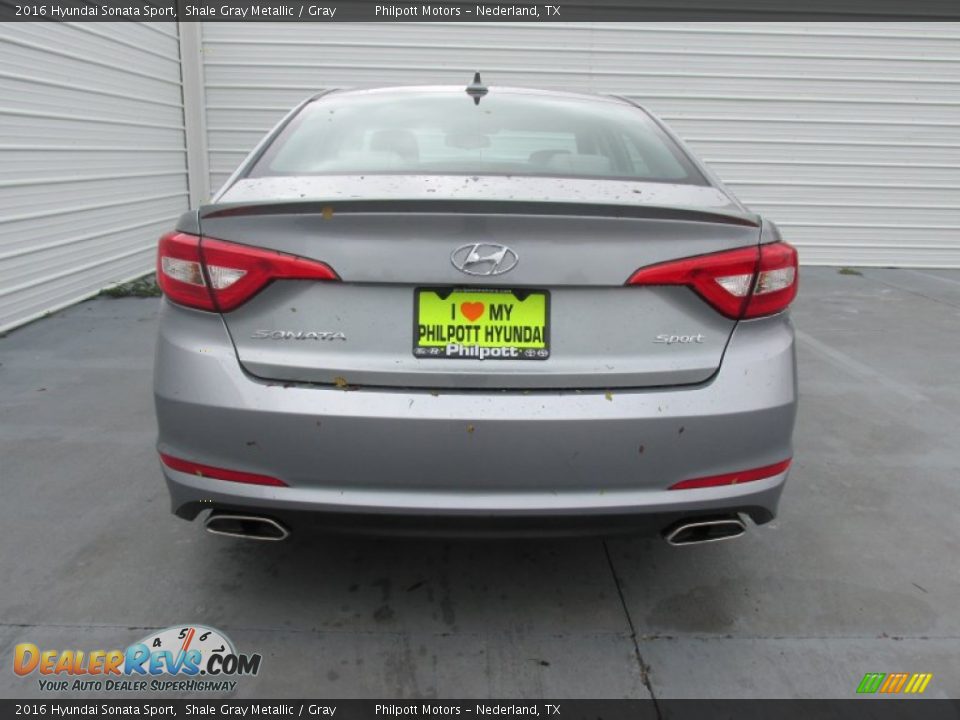 2016 Hyundai Sonata Sport Shale Gray Metallic / Gray Photo #5