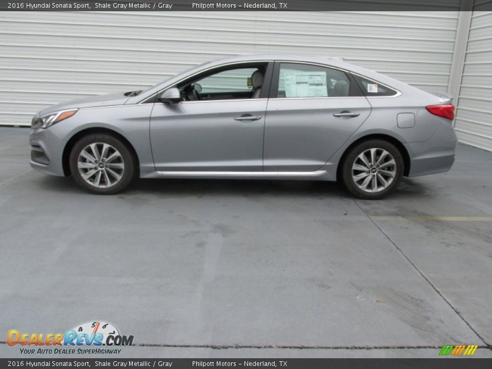 2016 Hyundai Sonata Sport Shale Gray Metallic / Gray Photo #6