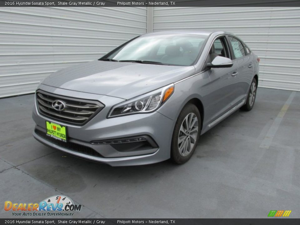 2016 Hyundai Sonata Sport Shale Gray Metallic / Gray Photo #7