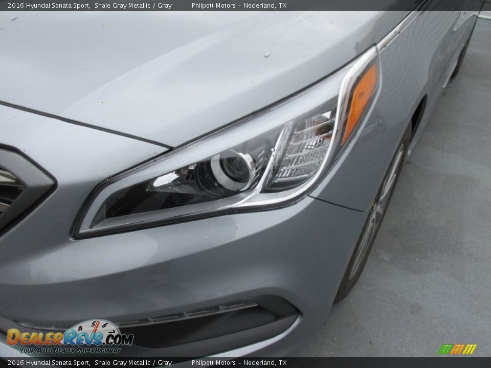 2016 Hyundai Sonata Sport Shale Gray Metallic / Gray Photo #9