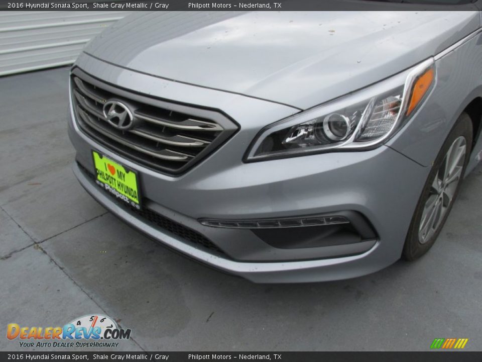 2016 Hyundai Sonata Sport Shale Gray Metallic / Gray Photo #10