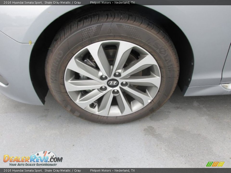 2016 Hyundai Sonata Sport Shale Gray Metallic / Gray Photo #11