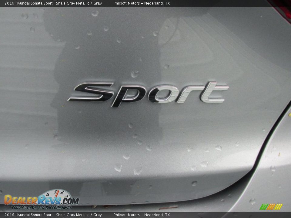 2016 Hyundai Sonata Sport Shale Gray Metallic / Gray Photo #14