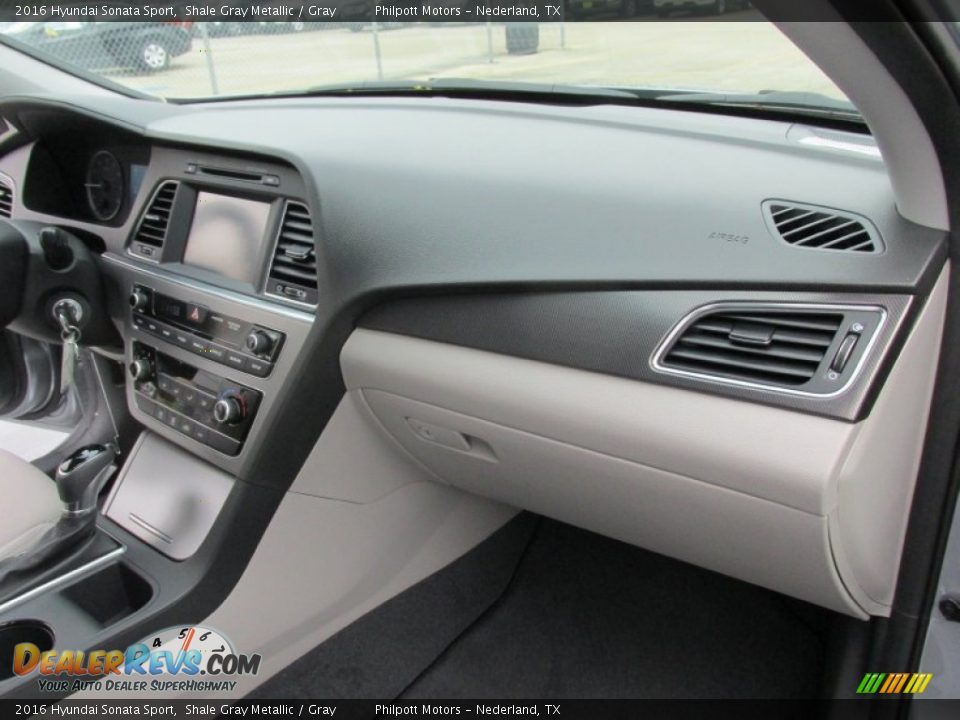 2016 Hyundai Sonata Sport Shale Gray Metallic / Gray Photo #16