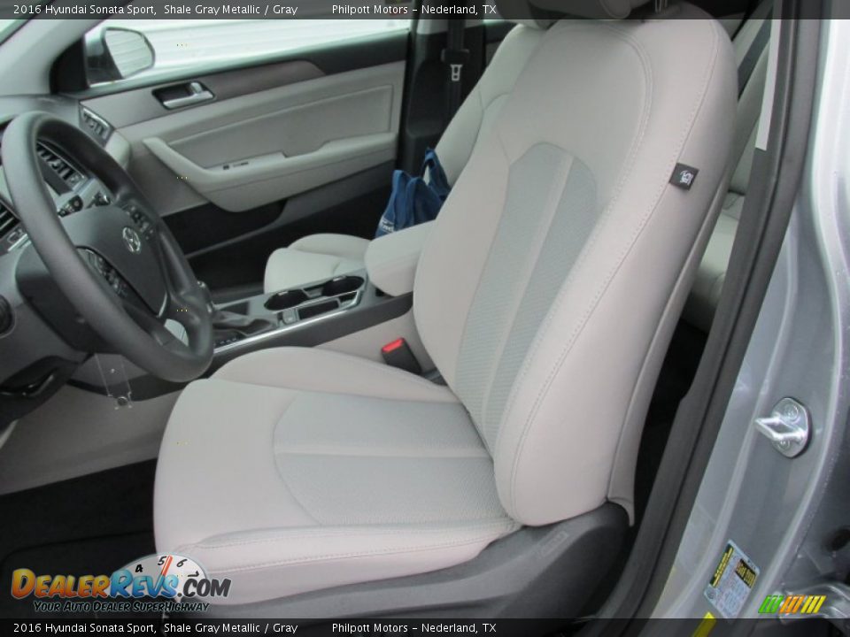 2016 Hyundai Sonata Sport Shale Gray Metallic / Gray Photo #21