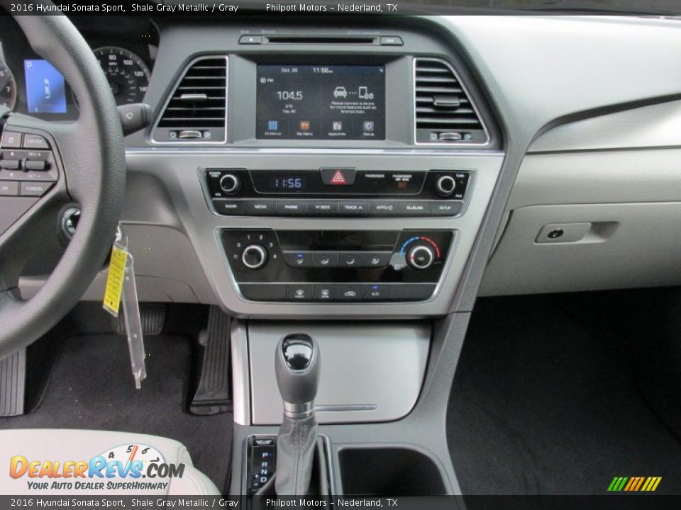 2016 Hyundai Sonata Sport Shale Gray Metallic / Gray Photo #24