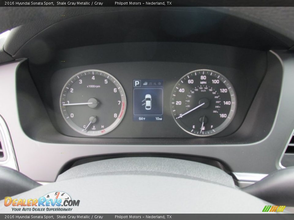 2016 Hyundai Sonata Sport Shale Gray Metallic / Gray Photo #29