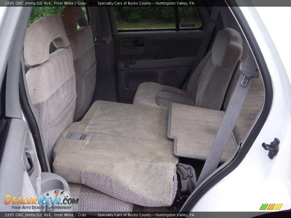 1995 GMC Jimmy SLE 4x4 Frost White / Gray Photo #24