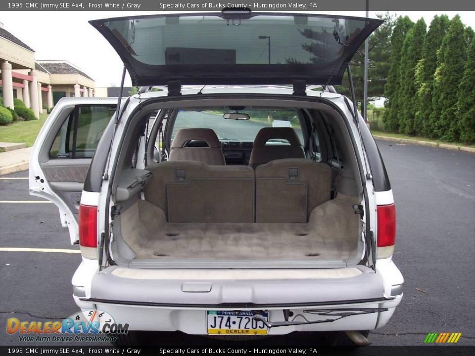 1995 GMC Jimmy SLE 4x4 Frost White / Gray Photo #25