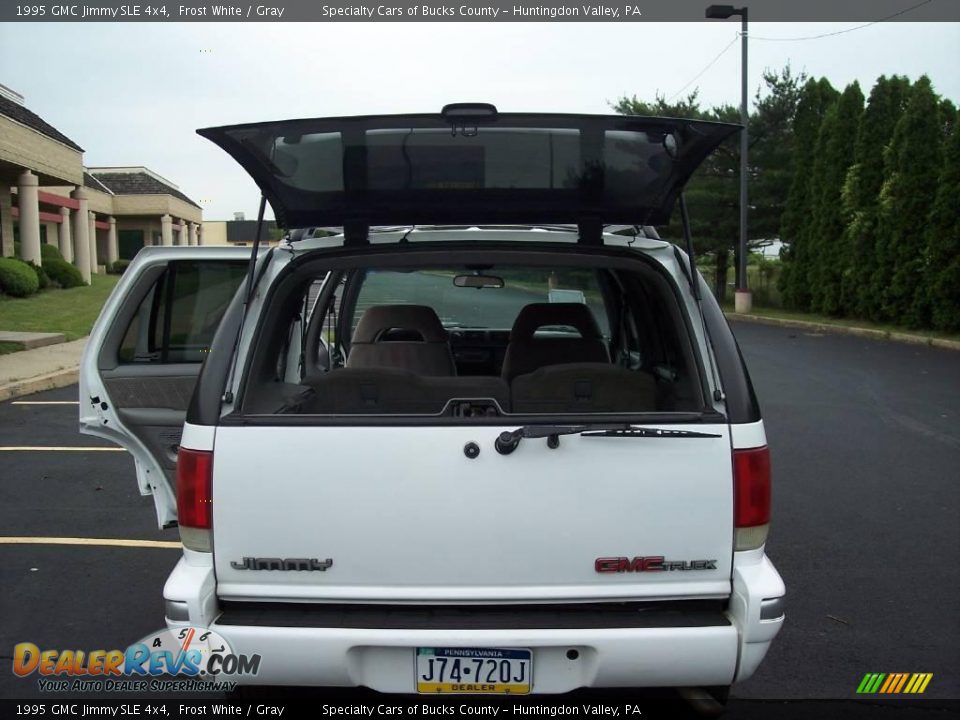 1995 GMC Jimmy SLE 4x4 Frost White / Gray Photo #26