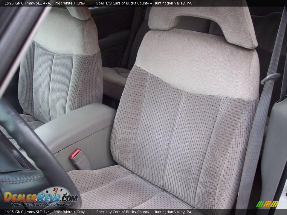 1995 GMC Jimmy SLE 4x4 Frost White / Gray Photo #30