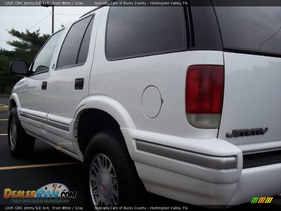 1995 GMC Jimmy SLE 4x4 Frost White / Gray Photo #34