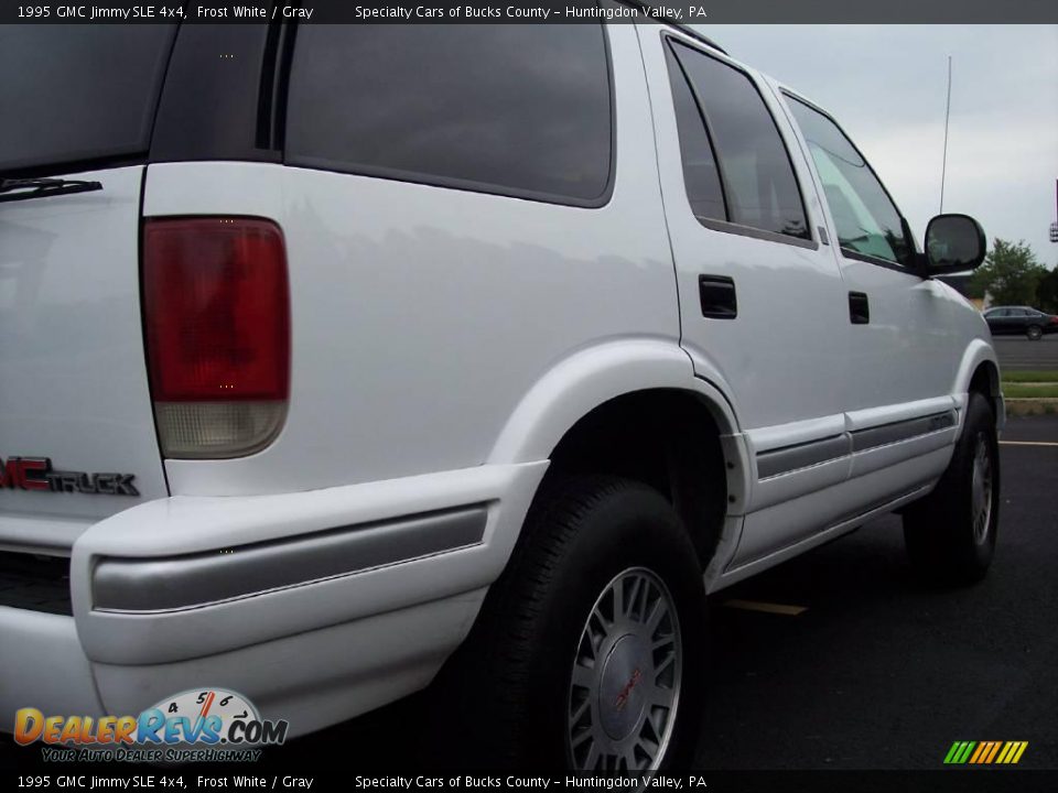 1995 GMC Jimmy SLE 4x4 Frost White / Gray Photo #35