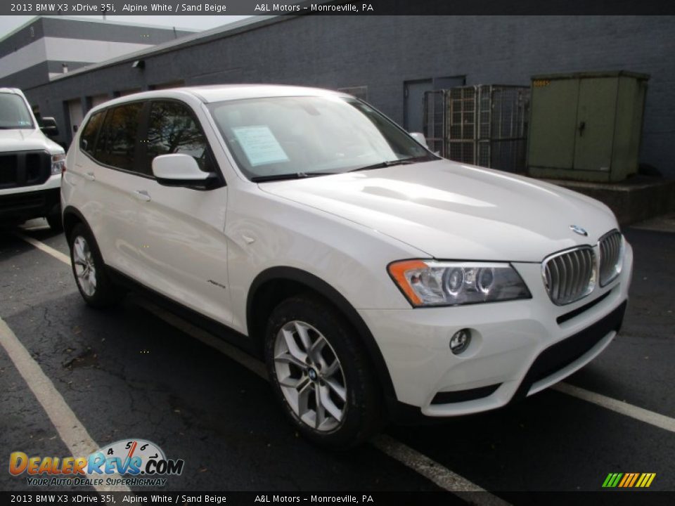 Front 3/4 View of 2013 BMW X3 xDrive 35i Photo #7