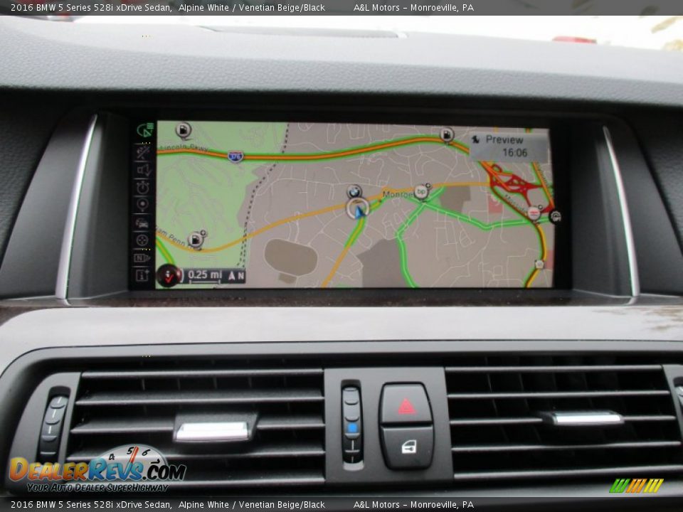 Navigation of 2016 BMW 5 Series 528i xDrive Sedan Photo #15