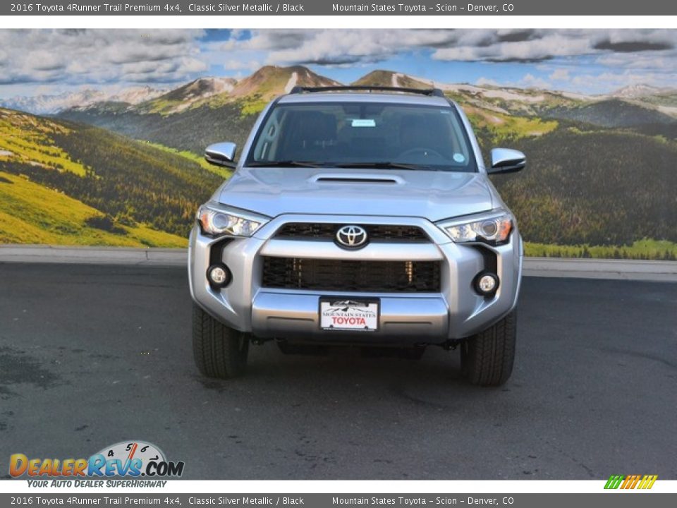 2016 Toyota 4Runner Trail Premium 4x4 Classic Silver Metallic / Black Photo #2