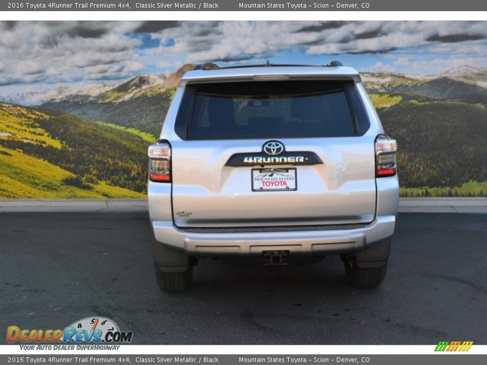 2016 Toyota 4Runner Trail Premium 4x4 Classic Silver Metallic / Black Photo #4