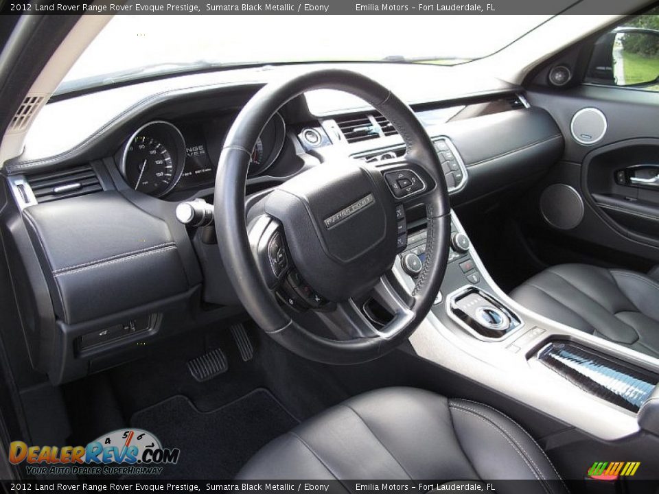 Dashboard of 2012 Land Rover Range Rover Evoque Prestige Photo #23