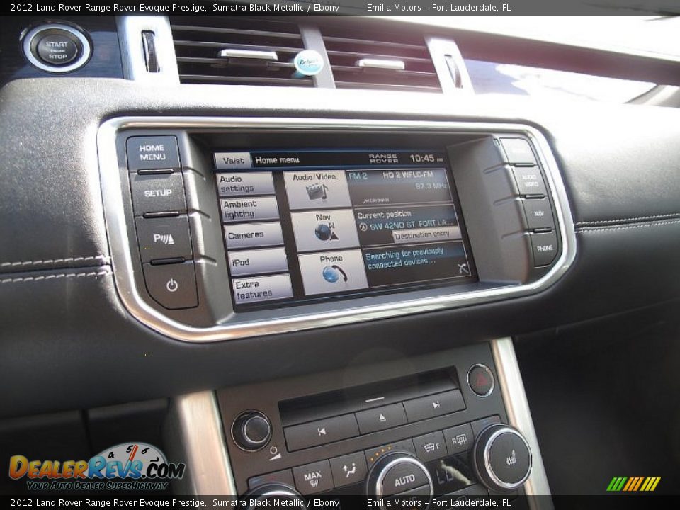 Controls of 2012 Land Rover Range Rover Evoque Prestige Photo #33