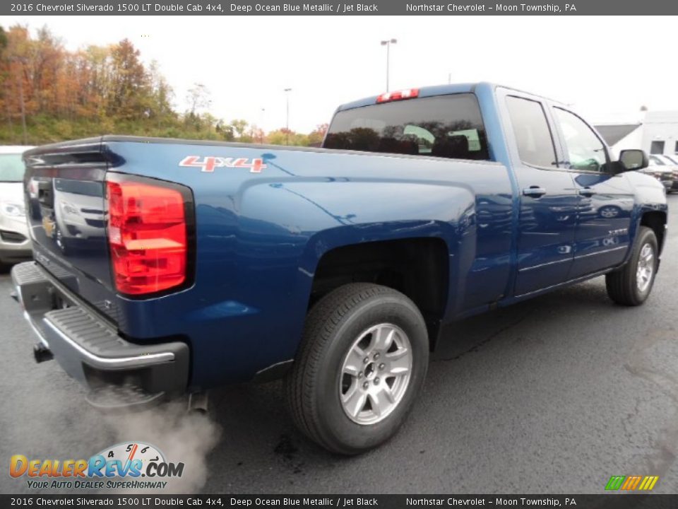 Deep Ocean Blue Metallic 2016 Chevrolet Silverado 1500 LT Double Cab 4x4 Photo #5