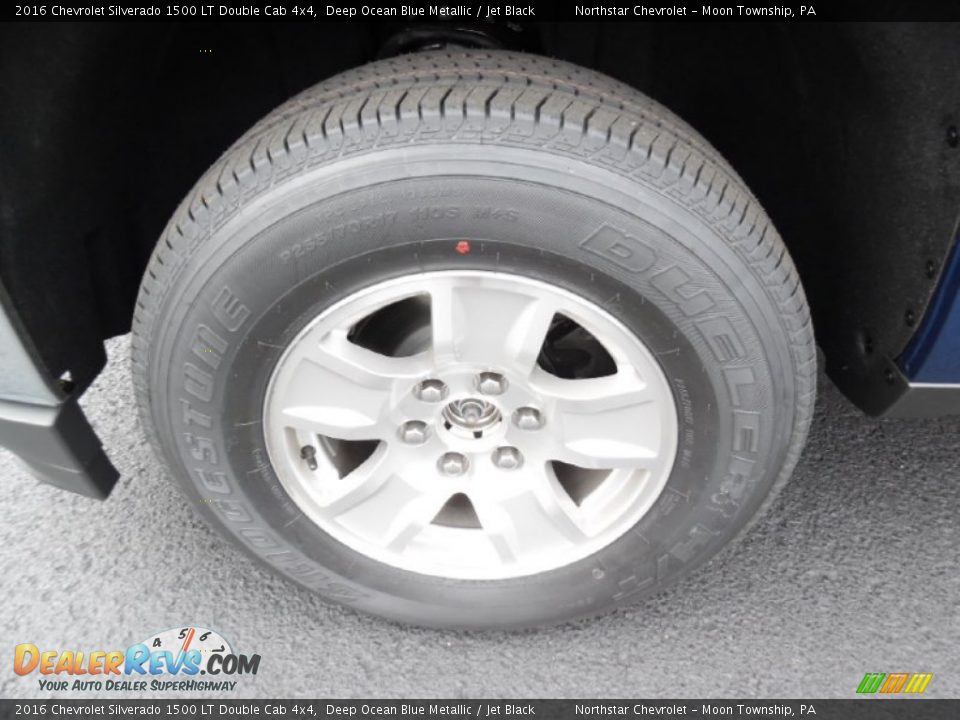 2016 Chevrolet Silverado 1500 LT Double Cab 4x4 Deep Ocean Blue Metallic / Jet Black Photo #10