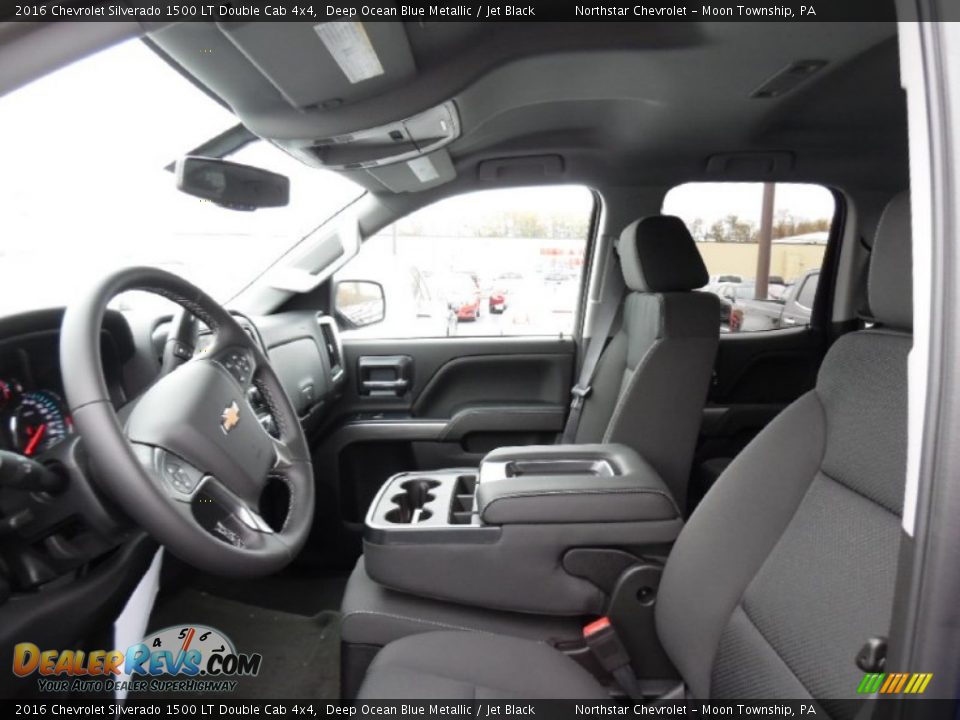 2016 Chevrolet Silverado 1500 LT Double Cab 4x4 Deep Ocean Blue Metallic / Jet Black Photo #11