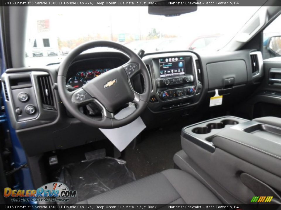 2016 Chevrolet Silverado 1500 LT Double Cab 4x4 Deep Ocean Blue Metallic / Jet Black Photo #13